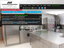Tablet Screenshot of cavendishequipment.co.uk